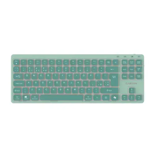 Tastatura Canyon OnType 10, Wired, USB-C (Verde)