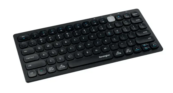 Tastatură compactă Kensington neagra Wireless/Bluetooth cu indicator de baterie Tastatură compactă Kensington neagra Wireless/Bluetooth cu indicator de baterie