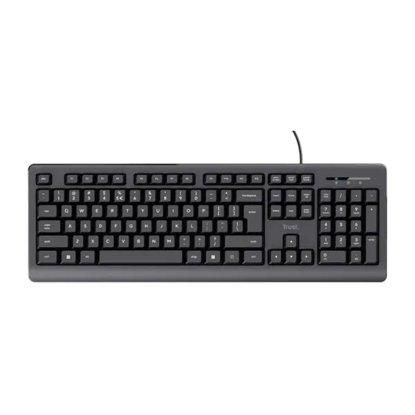 Tastatura cu fir Trust TR-24639, Black