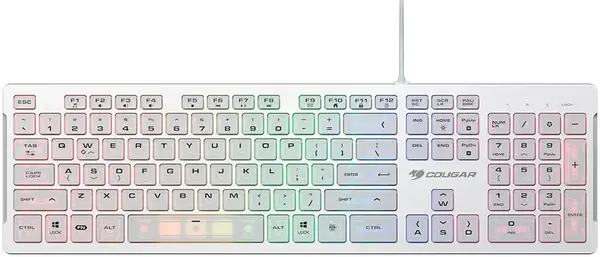 Tastatură de gaming COUGAR – Vantar S, RGB, alb