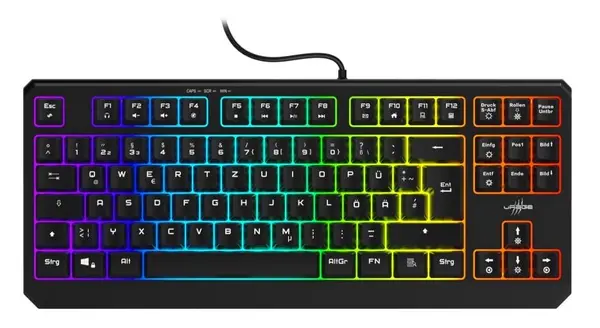 Tastatură de gaming Hama - uRage Exodus 220 TKL, RGB, neagră