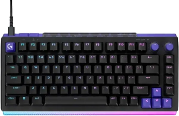 Tastatură de gaming Logitech - G512 X 75, Tactile, RGB, negru