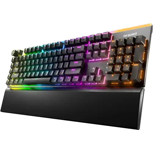Tastatura Gaming Be quiet! Light Mount, iluminare aRGB, Silent Linear Switches, mecanica (Negru)
