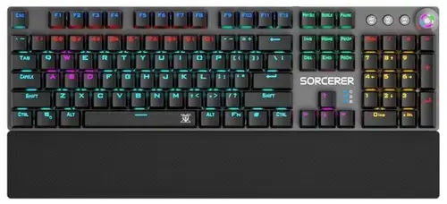 Tastatura Gaming Canyon CND-SKB7-US, iluminata, US layout (Negru)
