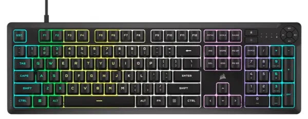 Tastatură gaming Corsair - K55 CORE, RGB, neagră