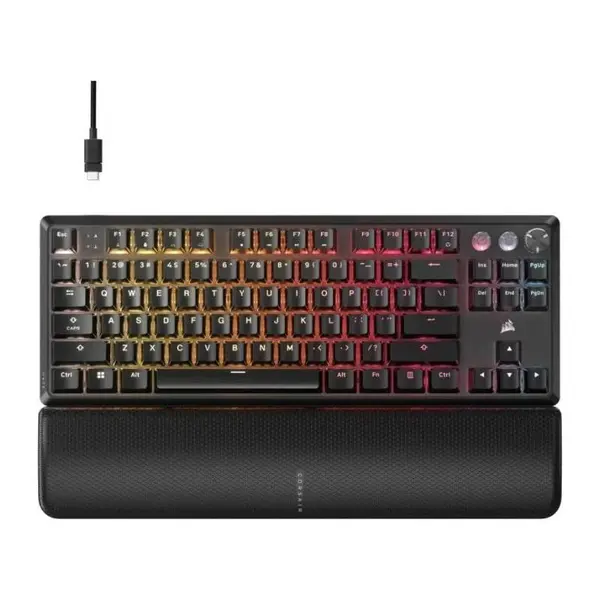 Tastatura gaming Corsair K70 PRO TKL, Negru