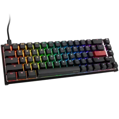 Tastatura Gaming Ducky Mecha Pro SF, Wired, USB, Cherry MX Silent Red Switches (Negru)