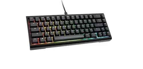 Tastatura Gaming Ducky Tinker 65, USB, RGB, Wired, Cherry MX-Red Switches (Negru)