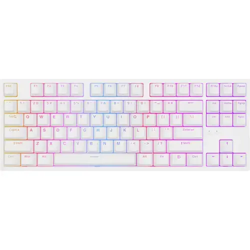 Tastatura gaming Genesis Thor 404 TKL Gateron, USB (Alb)