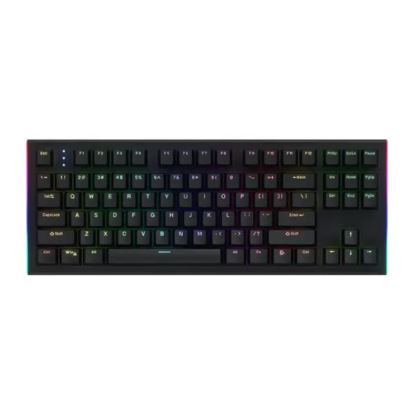 Tastatura Gaming HATOR Gravity X TKL RGB Aurum Orange Linear Rev. 2.0 Switch Mecanica Black