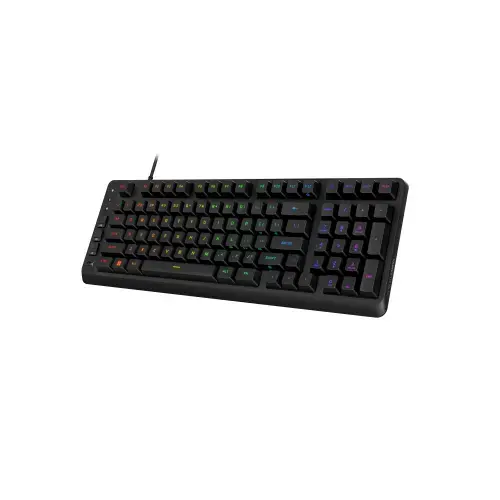 Tastatura Gaming HyperX Eve 1800, USB-C, LED RGB, Anti-ghosting (Negru)