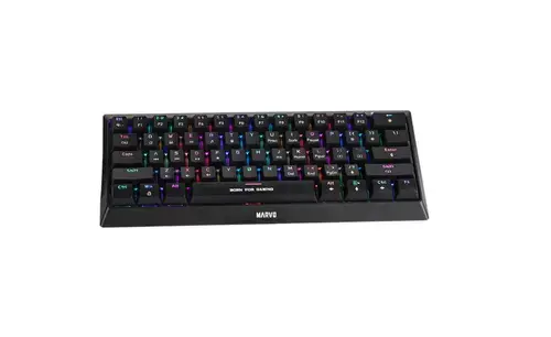 Tastatura Gaming Marvo KG962G RGB Black Blue Switch Mecanica, USB (Negru)
