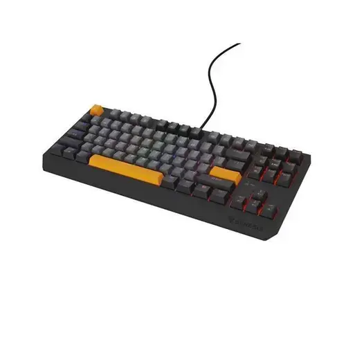 Tastatura Gaming Mecanica Genesis Thor 230 TKL Positive, USB, Iluminare RGB, Switch-uri Outemu Red (Gri)