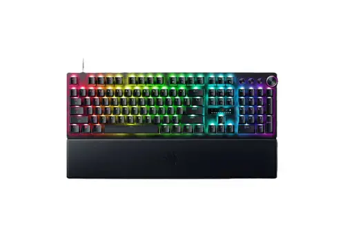 Tastatura Gaming Mecanica Razer Huntsman V3 Pro 8KHz, Analog Optical Gen-2 Switch, Layout US, Chroma RGB (Negru)