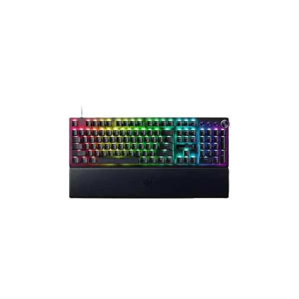 Tastatura gaming mecanica Razer Huntsman V3 Pro 8KHz, Iluminare Razer Chroma RGB, Layout US, Negru