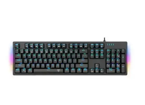 Tastatura Gaming MecanicaT-Dagger Bermuda TGK312, iluminare Ice-Blue (Negru)