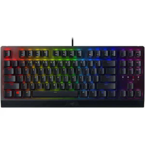 Tastatura gaming Razer Blackwidow V3 Tenkeyless, Layout US, Yellow Switch, Mecanica, Negru