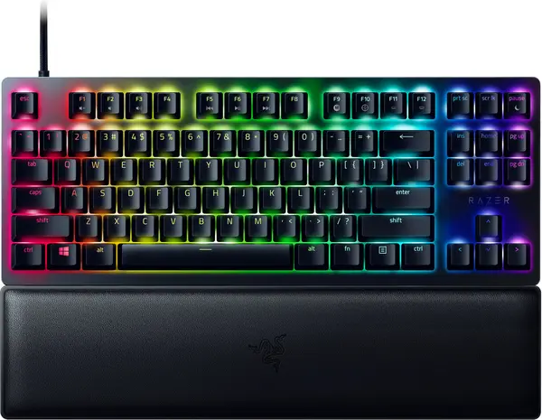 Tastatura gaming Razer - Huntsman V2 Tenkeyless (Purple Switch) - US Layout,neagra
