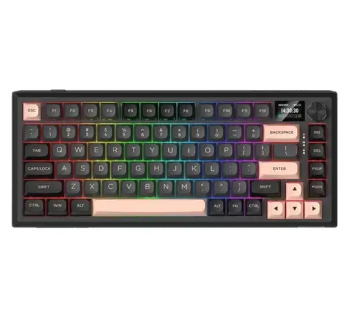 Tastatura gaming Redragon Eclipse Pro, Wired, Wireless 2.4GHz,Bluetooth, iluminare RGB (Negru)
