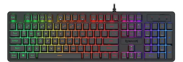 Tastatură gaming Redragon - Netherbane, RGB, negru