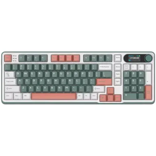 Tastatura Gaming Royal Kludge RK-S98, Brown Switch, iluminare RGB, Wired, Wireless 2.4Ghz, Bluetooth (Multicolor)