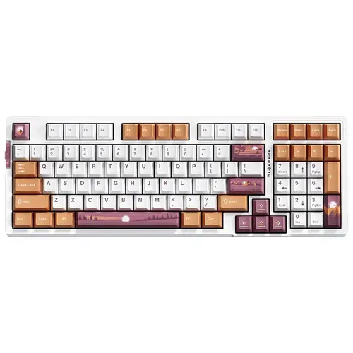 Tastatura Gaming VGN V98 Pro, Blueberry Ice Cream Switches, Wireless, Wired, RGB (Multicolor)