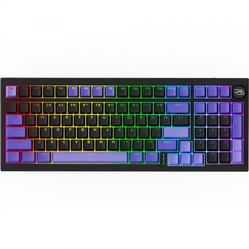 Tastatura Gaming Wireless Proove Slicker Pro, RGB, BT / Wi-Fi / Wired, 1.8m, Negru