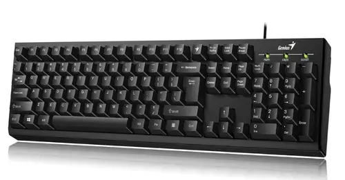 Tastatura Genius 31300005400, USB, US (Negru)