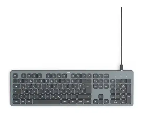Tastatura Hama CK-400, Wired, USB, iluminare (Gri/Negru)