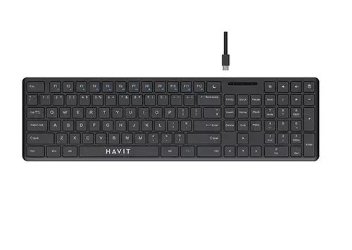 Tastatura HAVIT KB252, Wired, USB, 1.5m (Negru)