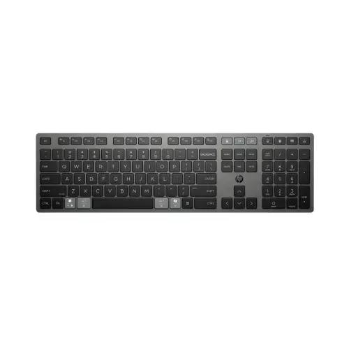Tastatura HP 725, Wireless 2.4Ghz, Bluetooth (Negru/Gri)