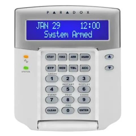 Tastatura LCD moncrom Paradox K641+ pentru centrale EVO