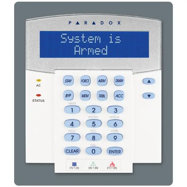 Tastatura LCD monocrom, 32 caractere Paradox K641R cu cititor de proximitate