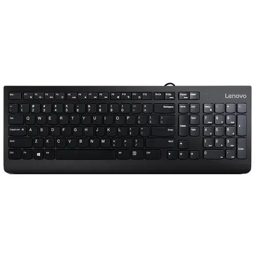 Tastatura Lenovo 300, Slim, Negru