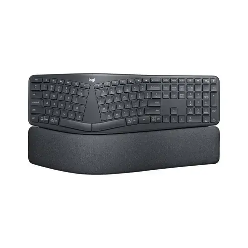 Tastatura Logitech Ergo K860 For Business, Layout US INTL, Logi Bolt USB Receiver, Bluetooth BLE 5.0+ (Negru)