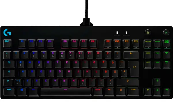 Tastatura Logitech - G PRO KB Clicky, neagra