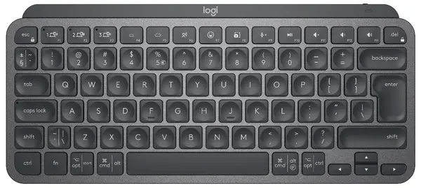 Tastatură Logitech - MX Keys Mini, fără fir, Graphite