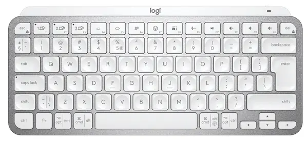 Tastatura Logitech - MX Keys Mini, wireless, alba