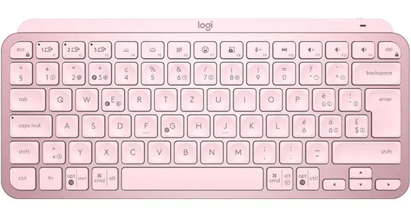 Tastatura Logitech - MX Keys Mini, wireless, roz
