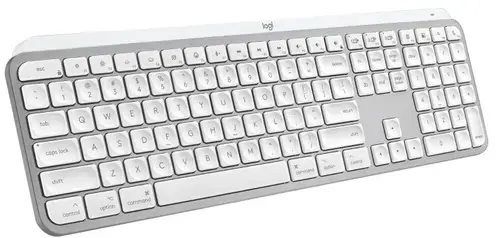 Tastatura Logitech MX Keys S pentru Mac, Bluetooth (Gri/Alb)