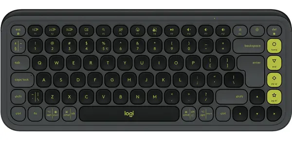 Tastatură Logitech - POP Icon, fără fir, , Graphite & Green