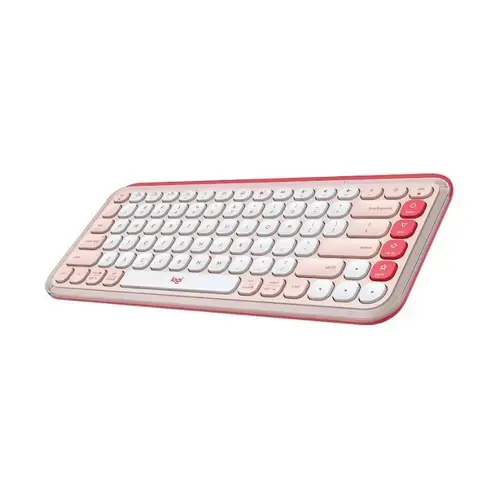 Tastatura Logitech Pop Icon Keys, Bluetooth, Layout US (Roz)
