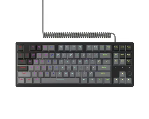 Tastatura Lorgar Azar 514TKL, Wired RGB (Negru/Gri)