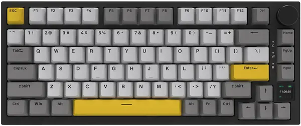 Tastatură mecanică AJAZZ – AK820 Pro, wireless, Flying Fish, RGB, gri
