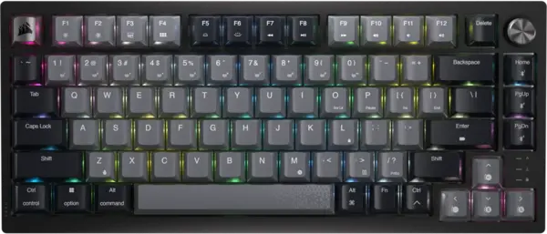 Tastatură mecanică Corsair - K65 PLUS, wireless , Linear, RGB , gri