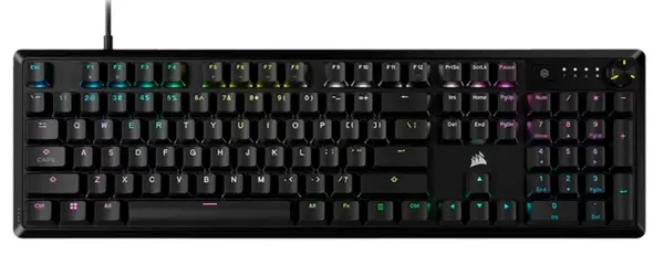 Tastatură mecanică Corsair - K70 CORE, MLX Red, RGB, neagră