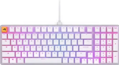 Tastatura mecanica gaming Glorious GMMK 2 Full size, Fully Assembled (Alb)