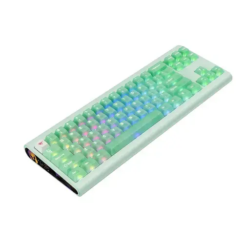 Tastatura mecanica gaming HAVIT KB896L x VKS, USB-C, 350mA, Cablu 1.2m, 5V, Iluminare RGB, Verde