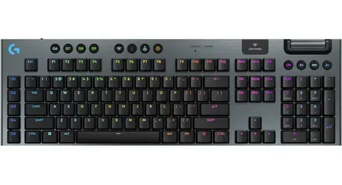 Tastatura Mecanica Gaming Logitech G915 X LIGHTSPEED, Clicky, Low-Profile, Wireless (Negru)
