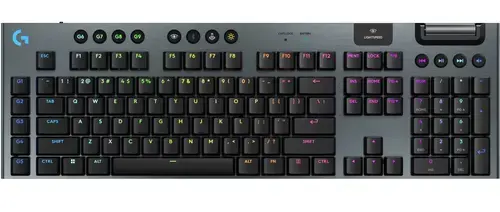 Tastatura Mecanica Gaming Logitech G915 X LIGHTSPEED, Tactile, Low-Profile, Wireless (Negru)